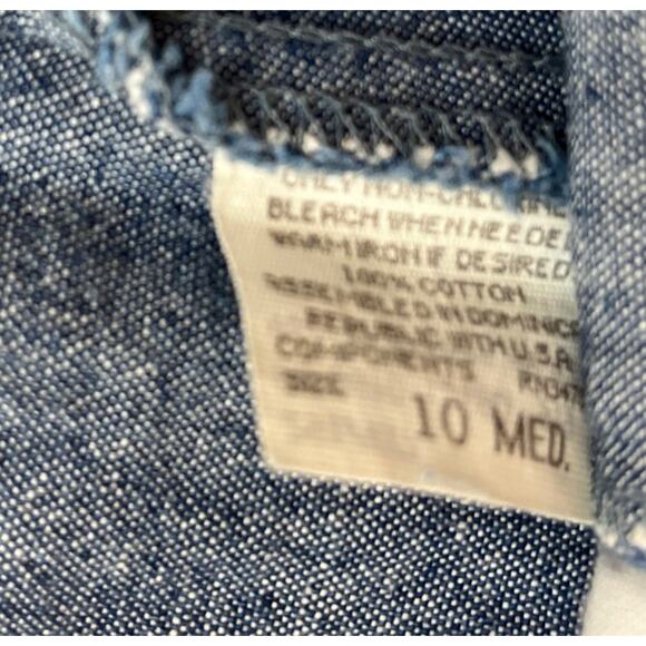 Vintage Lee Jeans Authentic Clothing Pleated Denim High Rise Shorts Size 10 - Picture 4 of 6